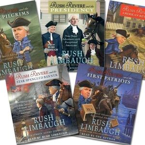 Rush Revere 5 Audio CD SET Complete Series Read by Rush Limbaugh Sealed